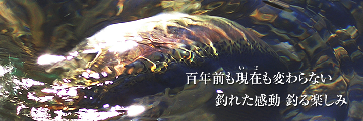 百年前も変わらない 釣れた感動 釣る楽しみ